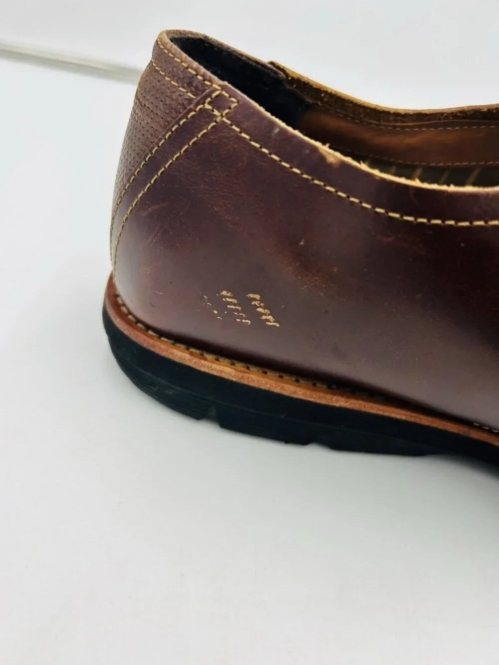Timberland Classic Oxford Lace-Up Shoes Brown Genuine Leather Men's Size 13